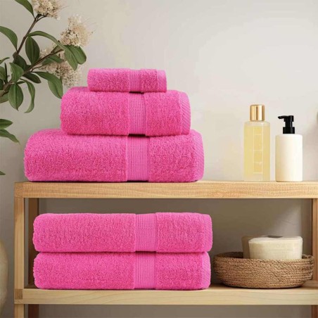 vidaXL Fazzoletti 2 pcs Rosa 15 x 21 cm Cotone