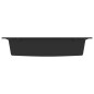 vidaXL Lavello da Cucina Nero 790x500x193 mm Granito