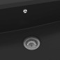 vidaXL Lavello da Cucina Nero 790x500x193 mm Granito