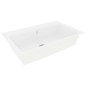 vidaXL Lavello da Cucina Bianco 790x500x193 mm Granito vidaXL Lavello da Cucina Bianco 790x500x193 mm Granito