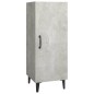 Credenza Grigio Cemento 34,5x34x90 cm in Legno Multistrato Credenza Grigio Cemento 34,5x34x90 cm in Legno Multistrato