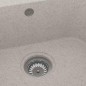vidaXL Lavello da cucina Beige 760x480x184 mm Granito vidaXL Lavello da cucina Beige 760x480x184 mm Granito