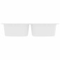 vidaXL Lavello da Cucina Bianco 760x480x184 mm Granito vidaXL Lavello da Cucina Bianco 760x480x184 mm Granito