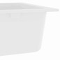 vidaXL Lavello da Cucina Bianco 760x480x184 mm Granito vidaXL Lavello da Cucina Bianco 760x480x184 mm Granito