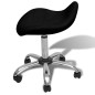 vidaXL Sgabello da salone Nero 50 x 50 x cm Acciaio cromato vidaXL Sgabello da salone Nero 50 x 50 x cm Acciaio cromato