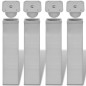 vidaXL Gambe per divano 4 pcs Nickel spazzolato 38 x 38 x 180 mm Ferro vidaXL Gambe per divano 4 pcs Nickel spazzolato 38 x 38 x 180 mm Ferro