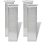 vidaXL Gambe per divano 4 pcs Nickel spazzolato 38 x 38 x 180 mm Ferro vidaXL Gambe per divano 4 pcs Nickel spazzolato 38 x 38 x 180 mm Ferro