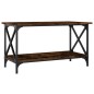 Tavolino Rovere Fumo 80x45x45 cm in Legno Multistrato e Ferro Tavolino Rovere Fumo 80x45x45 cm in Legno Multistrato e Ferro