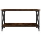 Tavolino Rovere Fumo 80x45x45 cm in Legno Multistrato e Ferro Tavolino Rovere Fumo 80x45x45 cm in Legno Multistrato e Ferro