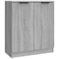 Credenze 3 pz Grigio Sonoma in Legno Multistrato Credenze 3 pz Grigio Sonoma in Legno Multistrato