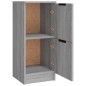 Credenze 3 pz Grigio Sonoma in Legno Multistrato Credenze 3 pz Grigio Sonoma in Legno Multistrato