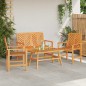 vidaXL Set di lounge da giardino 4 pezzi in legno massello di acacia vidaXL Set di lounge da giardino 4 pezzi in legno massello di acacia