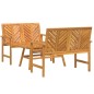 vidaXL Set giardino 3 pezzi in legno di acacia vidaXL Set giardino 3 pezzi in legno di acacia