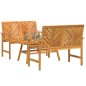 vidaXL Set giardino 3 pezzi in legno di acacia vidaXL Set giardino 3 pezzi in legno di acacia