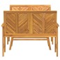 vidaXL Set giardino 3 pezzi in legno di acacia vidaXL Set giardino 3 pezzi in legno di acacia