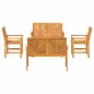 vidaXL Set giardino 5 pezzi in legno massello di acacia vidaXL Set giardino 5 pezzi in legno massello di acacia