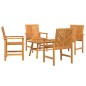 vidaXL Set di lounge da giardino 4 pezzi in legno massello di acacia vidaXL Set di lounge da giardino 4 pezzi in legno massello di acacia