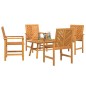 vidaXL Set di lounge da giardino 4 pezzi in legno massello di acacia vidaXL Set di lounge da giardino 4 pezzi in legno massello di acacia