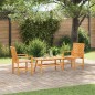 vidaXL Set da giardino 3 pezzi in legno massello di acacia vidaXL Set da giardino 3 pezzi in legno massello di acacia