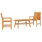 vidaXL Set da giardino 3 pezzi in legno massello di acacia vidaXL Set da giardino 3 pezzi in legno massello di acacia