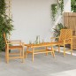 vidaXL Set da giardino 3 pezzi in legno massello di acacia vidaXL Set da giardino 3 pezzi in legno massello di acacia