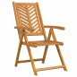 vidaXL Sdraio da Giardino 4 pz in Legno Massello di Acacia vidaXL Sdraio da Giardino 4 pz in Legno Massello di Acacia