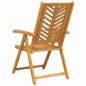 vidaXL Sdraio da Giardino 4 pz in Legno Massello di Acacia vidaXL Sdraio da Giardino 4 pz in Legno Massello di Acacia