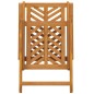 vidaXL Sdraio da Giardino 4 pz in Legno Massello di Acacia vidaXL Sdraio da Giardino 4 pz in Legno Massello di Acacia