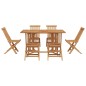 vidaXL Set da pranzo da giardino 7 pezzi in legno massello di teak vidaXL Set da pranzo da giardino 7 pezzi in legno massello di teak