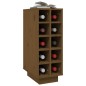 Portabottiglie Marrone 23x34x61 cm in Legno Massello di Pino