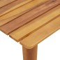 Set da giardino vidaXL: 3 pezzi in legno massello di acacia, nero e bianco