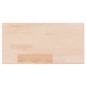 Ripiano 40x20x2,5 cm Legno Massello di Rovere Non Trattato