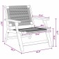 vidaXL Sedie da Giardino con Tavolo 3 pcs Grigio Legno Massello di Acacia vidaXL Sedie da Giardino con Tavolo 3 pcs Grigio Legno Massello di Acacia