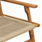 vidaXL Set di Sedie da Giardino con Tavolo - 3 Pezzi in Legno Massello di Acacia Beige vidaXL Set di Sedie da Giardino con Tavolo - 3 Pezzi in Legno Massello di Acacia Beige