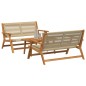 vidaXL Set di sedie da giardino con tavolo 3 pezzi Beige Legno Massello di Acacia vidaXL Set di sedie da giardino con tavolo 3 pezzi Beige Legno Massello di Acacia