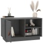 Mobile Porta TV Grigio 70x34x40 cm in Legno Massello di Pino Mobile Porta TV Grigio 70x34x40 cm in Legno Massello di Pino