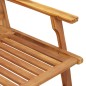 vidaXL Set di Sedie da Giardino con Tavolo, 5 Pezzi in Legno Massello di Acacia. vidaXL Set di Sedie da Giardino con Tavolo, 5 Pezzi in Legno Massello di Acacia.