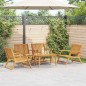 vidaXL Set di sedie da giardino e tavolo in legno massello di acacia vidaXL Set di sedie da giardino e tavolo in legno massello di acacia