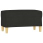Panca Nero 70x35x41 cm in Tessuto