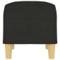 Panca Nero 70x35x41 cm in Tessuto