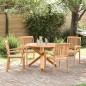 vidaXL Set da Pranzo per Giardino 3 pcs Marrone 109 x 109 x 74 cm vidaXL Set da Pranzo per Giardino 3 pcs Marrone 109 x 109 x 74 cm