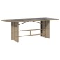 vidaXL Set da Pranzo da Giardino 9 Pezzi Beige in Polyrattan vidaXL Set da Pranzo da Giardino 9 Pezzi Beige in Polyrattan
