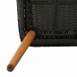 vidaXL Set da pranzo per il giardino 7 pezzi nero in poly rattan vidaXL Set da pranzo per il giardino 7 pezzi nero in poly rattan