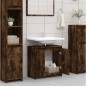 Armadietto Bagno Rovere Fumo 60x33x61 cm in Legno Multistrato Armadietto Bagno Rovere Fumo 60x33x61 cm in Legno Multistrato