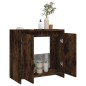 Armadietto Bagno Rovere Fumo 60x33x61 cm in Legno Multistrato Armadietto Bagno Rovere Fumo 60x33x61 cm in Legno Multistrato