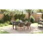 vidaXL Set da Pranzo da Giardino 5 Pezzi Grigio in Polyrattan vidaXL Set da Pranzo da Giardino 5 Pezzi Grigio in Polyrattan