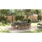 vidaXL Set da Pranzo Giardino 9 Pezzi Grigio in Polyrattan vidaXL Set da Pranzo Giardino 9 Pezzi Grigio in Polyrattan
