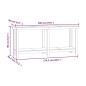 Banco da Lavoro Grigio 180x50x80 cm in Legno Massello di Pino