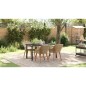 vidaXL Set da Pranzo Giardino 5 Pezzi Beige in Polyrattan vidaXL Set da Pranzo Giardino 5 Pezzi Beige in Polyrattan
