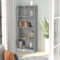 Libreria 4 Ripiani Grigio Sonoma 60x24x142 cm Legno Multistrato Libreria 4 Ripiani Grigio Sonoma 60x24x142 cm Legno Multistrato